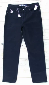 Neu mit Etikett Cruel Girl Relaxed Fit niedriger Bund tiefschwarz Denim Jeans Junior 17 irr 36 x 36 - Bild 1 von 4