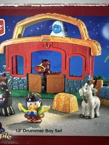 Fisher Price Little People - Lil' Drummer Boy Set Christmas - Complete & Tested - Picture 1 of 3