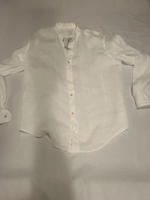 Camisa masculina slim fit de linho Eleventy. GG. US$ 225 - Imagem 1 de 4