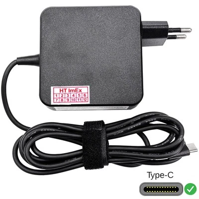 AC 65W USB-C Adapter Ladegerät Netzteil komp. für Lenovo V330-14IKB (81B0004HMZ) - Bild 1 von 4