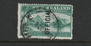 STAMPS NEW ZEALAND 1898= 2/- MILFORD SOUND OFFICAL USED - Bild 1 von 1