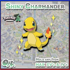 🔥Shiny Charmander 6IV 🔥  Pokemon Legends ZA  🚀Fast Trade🚀Alpha - Picture 1 of 2