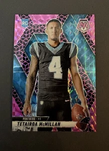 2025 Panini Mosaic Variation Pink Mosaic Prizm Tetairoa McMillan RC /13 - ⭐️🔥 - Picture 1 of 2