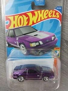 $$RARE$$ 2022 Hotwheels Purple 84 Mustang SVO Super Treasure Hunt In Protecto!!! - Picture 1 of 8