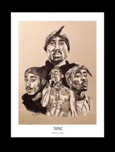 Tupac Limited Edition art Print By Killian - Picture 1 of 2