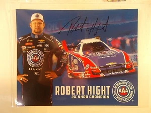 SIGNED Robert Hight NHRA Top Fuel Funny Car Hero Card - Picture 1 of 1