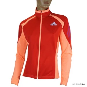 Adidas Damen Laufjacke Trainingsjacke Windstopper Adiz Gore Sportjacke rot - Bild 1 von 3