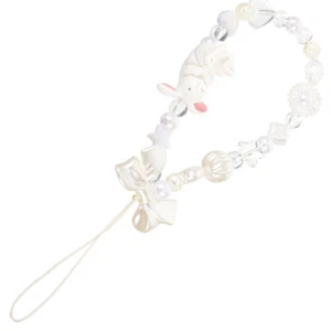 Mobile Phone Decorative Wrist Rope Lanyards Cute Aesthetic Charms Bunny - Zdjęcie 1 z 12