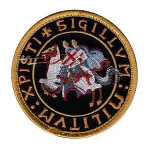 Knights Templar Crusaders Hook Fastener Patch (TE1) BY MILTACUSA - Picture 1 of 1