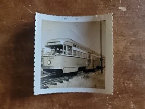 Mattapan Ashmont Trolley 3206 Boston MA Vintage 1966 Schnappschuss Foto - Bild 1 von 2