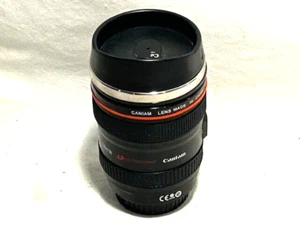 Taza de café con lente de cámara diseño fotográfico tazas de viaje de acero inoxidable grado alimenticio - Imagen 1 de 2