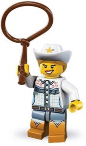 Nuevo LEGO Serie 8 Minifigura Vaquera Coleccionable 8833 Rodeo Lazo Paquete Sellado - Imagen 1 de 2