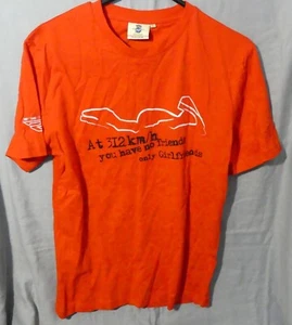 Official MV Agusta 312 T-Shirt Red "At 312 km/h" Large M08TT312R04 Rosso - Picture 1 of 6