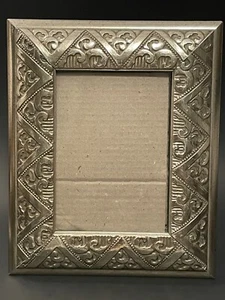 VINTAGE Sheffield Home Antique Silver Tone Stand Up Ornate Picture Frame 10.75" - Picture 1 of 11