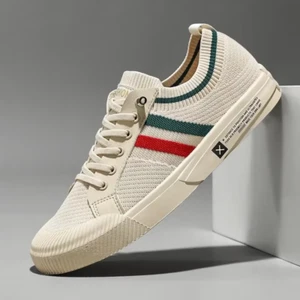 Zapatos informales de lujo para hombre Tenis de moda para hombre Malla ligera Transpirable Exterior - Imagen 1 de 14