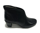 Rockport Women?s Rashel Black Leather V Cut Boot Black Size 8.5 M