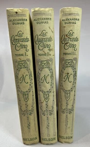 Alexandre Dumas LES QUARANTE-CINQ, TOMES I - III (COMPLETE)   1st Edition - Picture 1 of 7