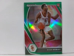 2021 Panini Prizm Draft Picks Evan Mobley Green Prizm #2 Rookie Card RC - Bild 1 von 2