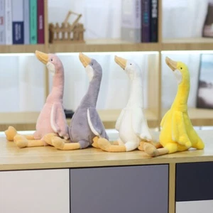 Plushie Toys Gifts Long Neck Goose Stuffed Plush Doll Cute Soft Stuffed Dolls - Picture 1 of 14