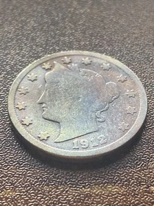 1912 Liberty Head V Nickel Stunning Gorgeous Impressive Blue Tone!! TK3778* - Picture 1 of 7