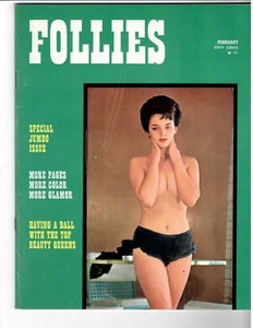 Men's Cheesecake Magazine FOLLIES Feb. 1963 Gina Sonni, Flo Langley, Others - Picture 1 of 3