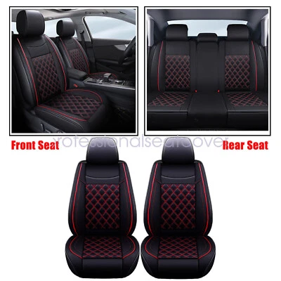 Car 5-Seat Covers For JEEP Grand Cherokee 2011-2021 Leather Full Set Cushion - Image 1 of 4