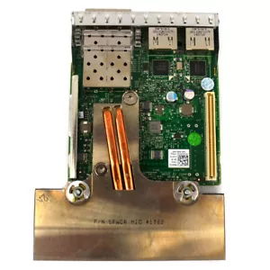 NUEVA tarjeta hija de red Dell 0165T0 57800 21 GB RJ45 2x10 GB SFP+ de cuatro puertos - Imagen 1 de 5