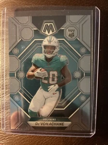 Devon Achane 2023 Panini Mosaic Silver Prizm #312 Miami DOLPHINS ROOKIE RC - Picture 1 of 2