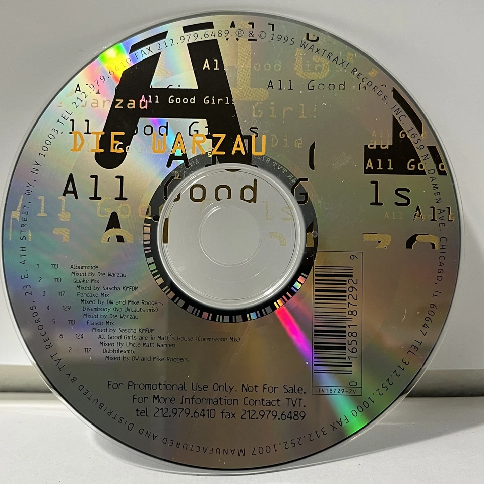 Electronic, Rock Die Warzau - All Good Girls Wax Trax! Records, TVT Records Foto 1 de 1