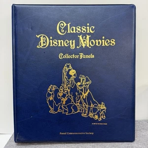 Vintage Classic Disney Movies Collector Panels Postal Stamp Book & Stamps READ - Picture 1 of 19