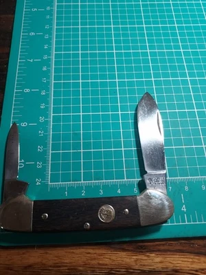 СОВЕРШЕННО КЛАССИЧЕСКИЙ НОЖ ДЛЯ КАНОЭ BOKER TREE С УЗОРОМ 200 ДЕРЕВЯННЫЕ РУЧКИ ОКОЛО 1960-Х - Изображение 1 из 4