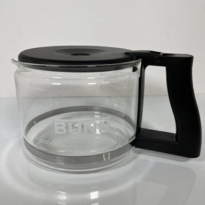Bunn Coffee Carafe Replacement 10 Cup Pot Black Glass Drip Free - Picture 1 of 7