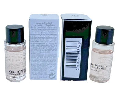 Loção antioxidante Giorgio Armani Crema Nera Extrema Acqua Pantelleria 0,33 oz x2 - Imagem 1 de 3