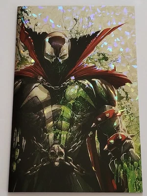 Artbook Stan Yak Battle Damaged Spawn Speckle Foil LTD a 50 #1/50 con certificato di autenticità - Immagine 1 di 3