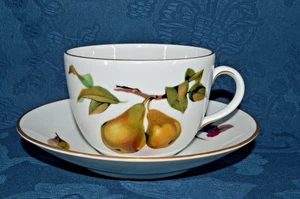 Royal Worcester Evesham Gold - große Frühstück Kaffee/Teetasse und Untertasse (#37) - Bild 1 von 6