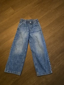 Jeans H&M azul lavado medio pierna ancha, 6X - Imagen 1 de 4