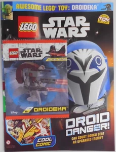 Lego Star Wars magazine #128 2025 Droid Danger! + Awesome Droideka MiniFigure - Picture 1 of 1