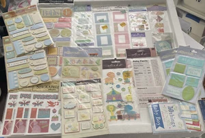 riesiges Konvolut BABY Sammelalbum Sticker & Verzierungen 53 Artikel - Bild 1 von 14