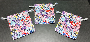 3 Brighton Jewelry Storage Gift Dust BAGS Travel Pouch Drawstring Closure
