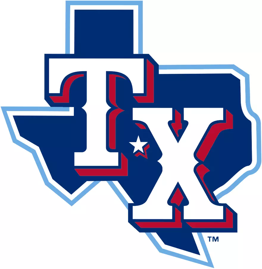 Texas Rangers MLB Weather Resistant Vinyl Die Cut Sticker Decal 02 - Image 1 of 1