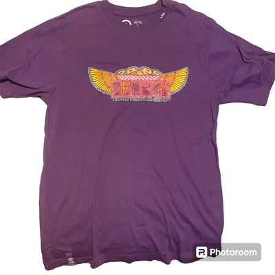 Camisa morada vintage LRG Lifted Research Group para hombre talla grande ropa de calle  Foto 1 de 3