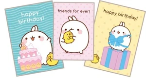 Molang Grußkarten - Happy Birthday, Friends for Ever - Bild 1 von 10