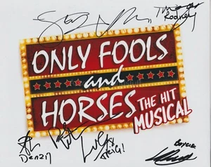 Only Fools And Horses Musical HAND Signed 8x10 Photo Autograph Paul Whitehouse - Picture 1 of 2