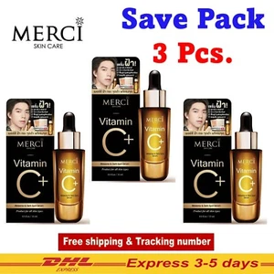 3x Merci Vitamin C Melasma Serum facial products skin nourishment Aura Radiant - Picture 1 of 15