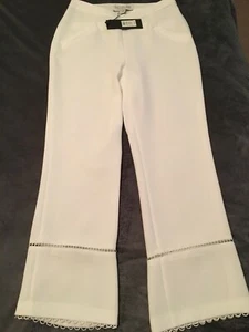Rachel Zoe Michelle gerades Bein weiß kurz geschnitten Hose neu mit Etikett $ 395 Einzelhandel - Bild 1 von 12