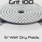 5 Inch Wet Dry Diamond Polishing Sanding Pads Discs Granite Concrete Glass Stone