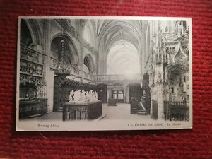 CPA 01 BOURG - Eglise de Brou - Le Choeur - Imagen 1 de 2