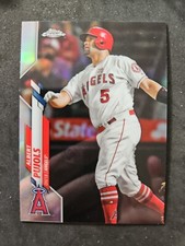 Albert Pujols 2020 Topps Chrome Refractor #127 - Los Angeles Angels