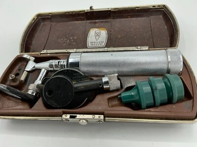 Juego de diagnóstico Welch Allyn de colección otoscopio oftalmoscopio estuche original sin probar Foto 1 de 4