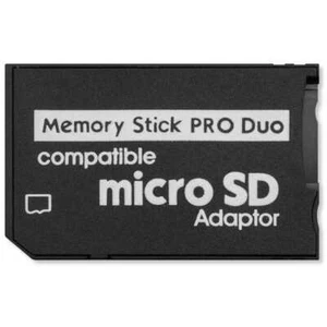 Adattatore per scheda micro SD su memory stick PRO Duo scheda di memoria MS PSP Cam #2 - Foto 1 di 6